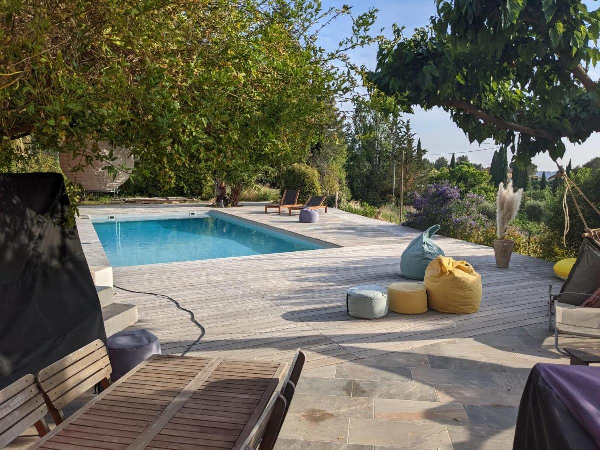 Ferienwohnung Studio Independant, Acces Piscine Le Castellet  Exterior foto
